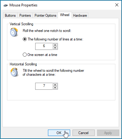 Click OK.