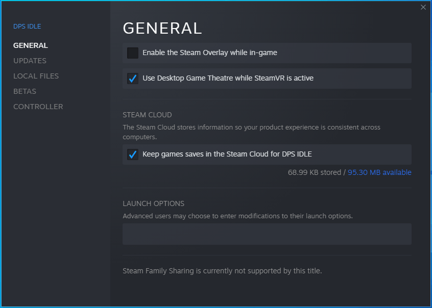 Uncheck "Enable the Steam Overlay while in-game."